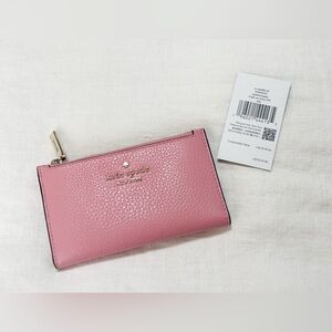 Kate Spade Leila Blush Pink Leather Wallet